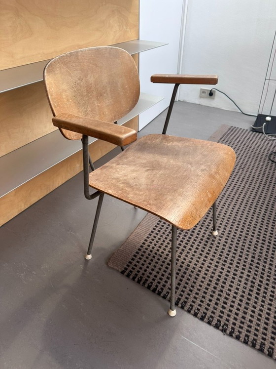 Gispen 216 design chair - Wim Rietveld – Dining chairs, Wood (photo 5 of 5)