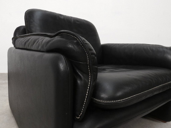 De Sede DS61 Sessel - schwarzes Leder, Vintage (Foto 3 von 15)