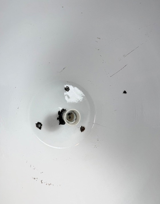 Image 1 of Large Black Industrial Factory Pendant Lamp from Elektrosvit, 1960s