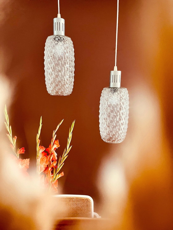 Image 1 of Set of unique Italian Pineapple lamps