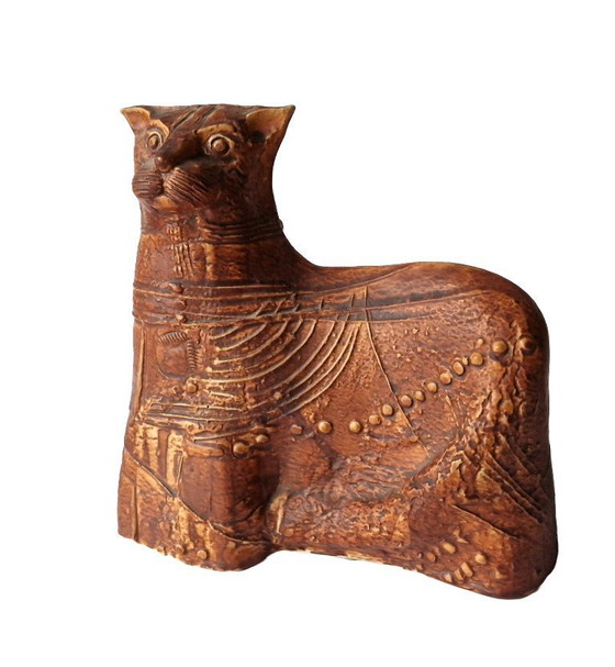 Image 1 of Rörstrand - Gato "Terra" de Bertil Vallien