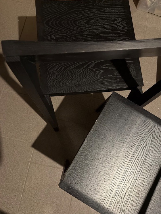 4 Chaises Noires OBJEKTE UNSERE Tage – Chaises de salle à manger, Wood (photo 10 of 10)