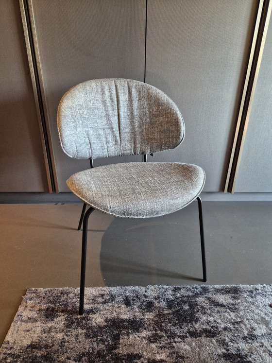 KFF Alvaro Eetkamerstoel Grijs 2 Stuks – Eetkamerstoelen, Textile (photo 3 of 5)