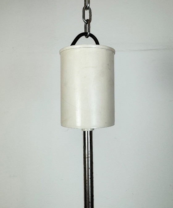Image 1 of Vintage Chandelier with Milk Glass from Elektrosvit, 1960s