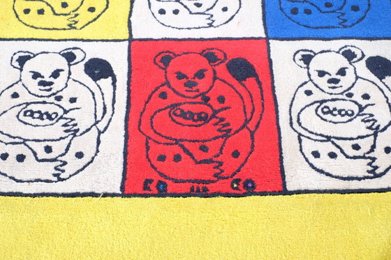 Image 1 of  Amazing rug by Jean-Charles de Castelbajac for Ko & Co - 1970s