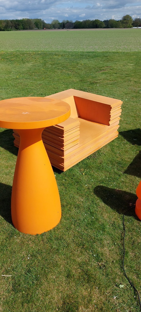 Image 1 of Orange designer garden furniture