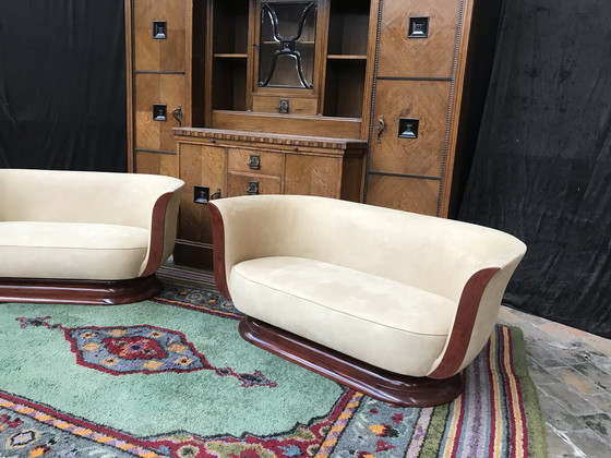 Image 1 of Tweezitsbank art deco