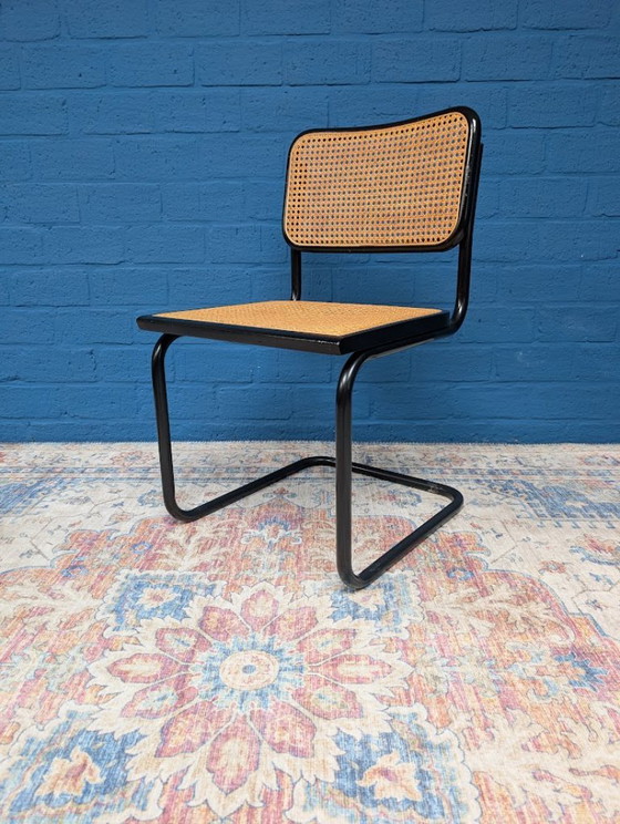 4x Vintage black Cesca chairs – Dining chairs, Metal, Rattan (photo 4 of 21)