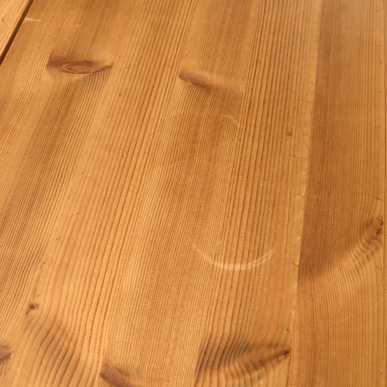 Image 1 of MK11071 Set da pranzo in pino di Rainer Daumiller per Hirtshals Savvaerk, set di 7 persone