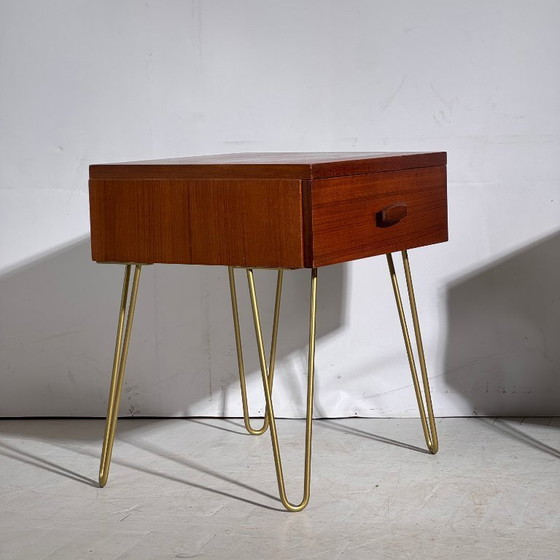 Image 1 of Coppia di comodini "Quadrille" G Plan con gambe a forcina, anni '60