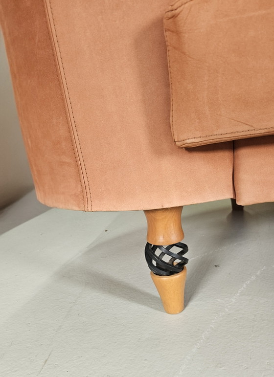Vintage ArX Gioconda designbank, Maroeksa Metz – 2 zitsbanken, Leather (photo 4 of 10)