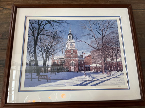 Image 1 of Framed print of Independence Hall