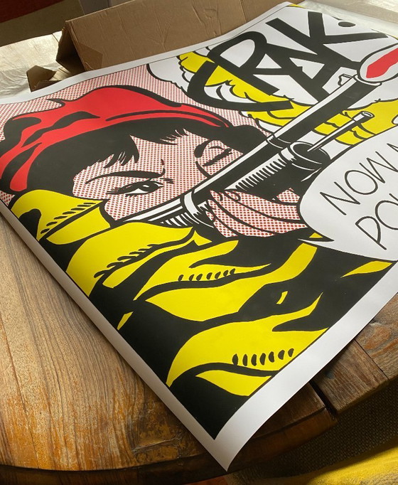 Image 1 of CRACK! von Roy Lichtenstein - 1964 - Poster 100 x 70 cm