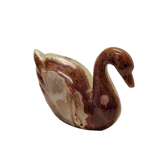 Image 1 of Cigno di marmo d'epoca