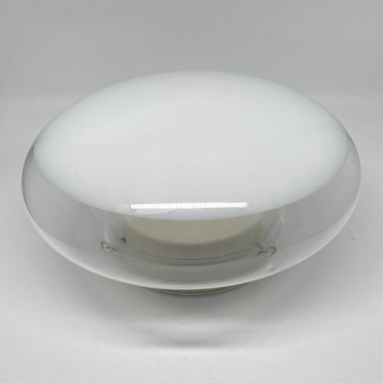 Leucos Gill 28 – Roberto Pamio – Vintage Space Age Wall/Ceiling Light – Plastic, Glass (photo 6 of 17)