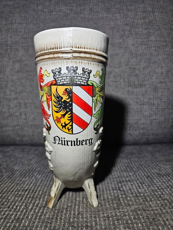 Image 1 of Vintage keramische drinkhoorn