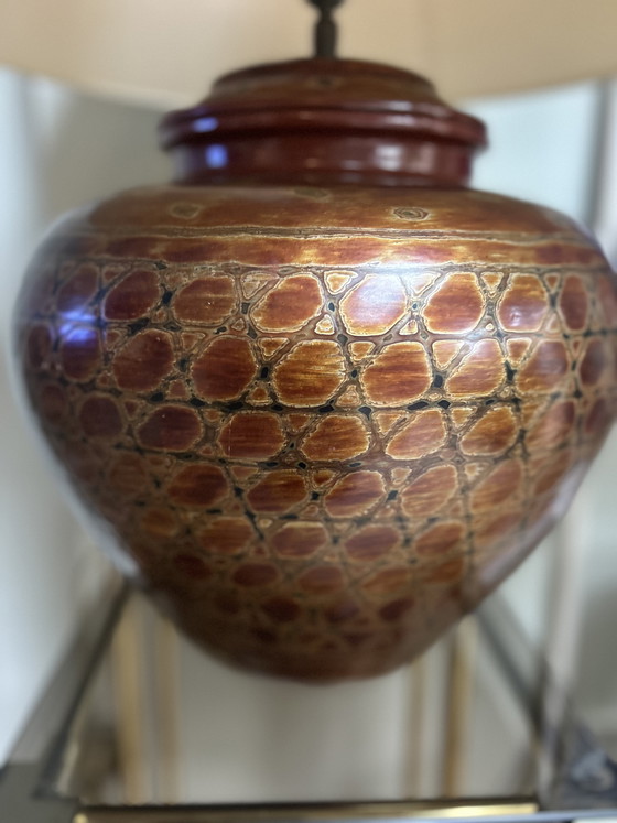 Image 1 of Lampe de table vintage en bambou (années 1980/1990)