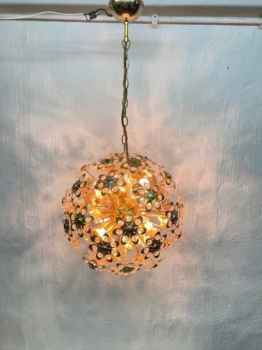 Hollywood Regency Sputnik chandelier dandelion 60s 70s design
