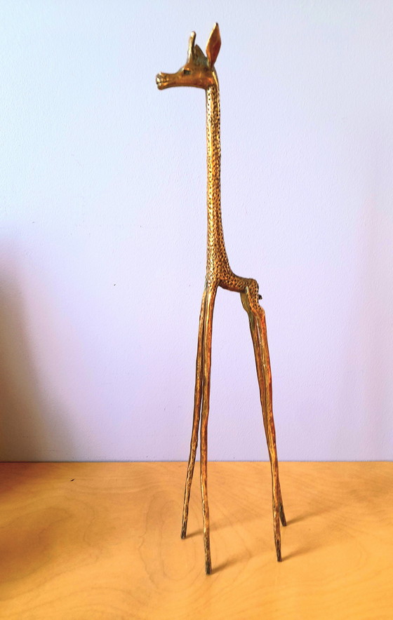 Image 1 of Jirafa de latón 1970