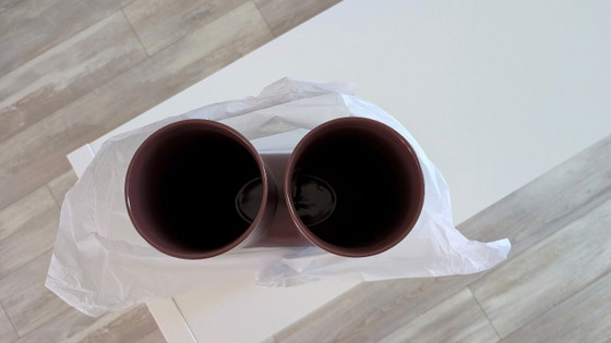 Vaso Muuto Kink - Rosso intenso – Vasi, Ceramic (photo 8 of 8)