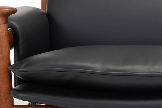 Bwana Lounge Chair and ottoman by Finn Juhl for France & Son, Denmark, 1960s – Armchairs, Leather, Design (photo 12 of 19)