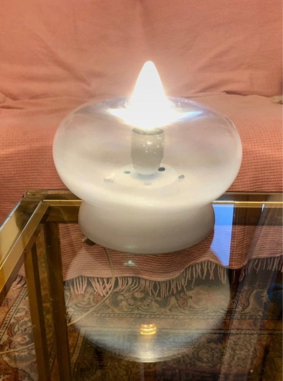 Image 1 of lampe verre italie roberto pamio ou giusto toso