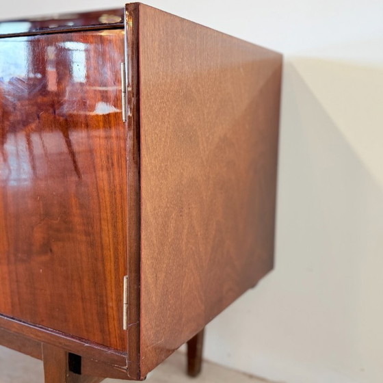 Image 1 of Subtle high-gloss sideboard in Scandinavian style