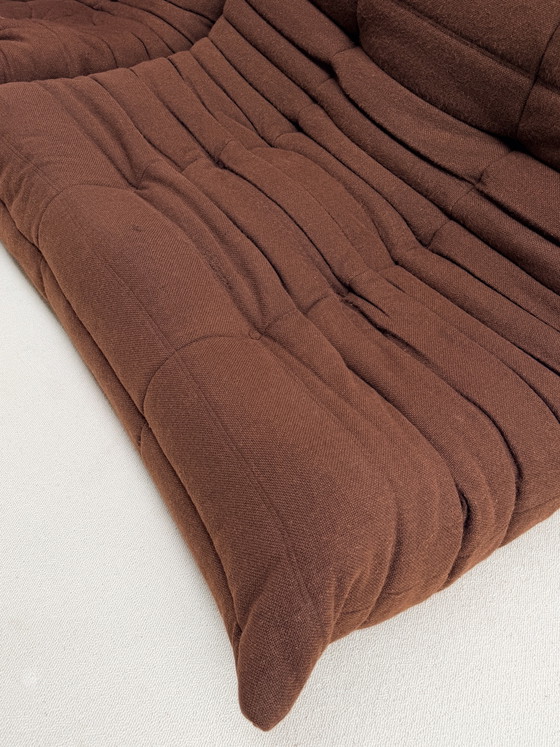 Frühes Set ‘Togo’, Michel Ducaroy, Ligne Roset, Frankreich, 1970er Jahre – Modulare Sofas, Wool (photo 3 of 13)