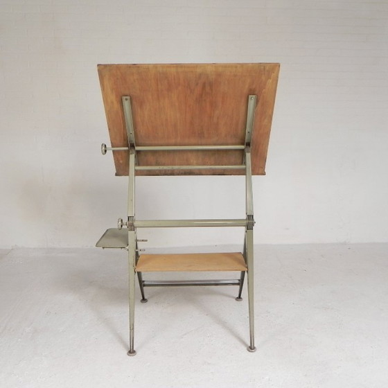 Drawing Board Reply von Wim Rietveld und Friso Kramer für Ahrend De Cirkel, 1959 – Schreibtisch, Wood, Iron (photo 4 of 27)