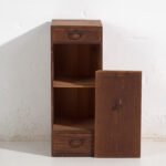 Antique Japanese Cedar Cabinet with Door and Drawers – Taishō / Early Showa Period (c. ) – Storage cabinet (photo 8 of 40)