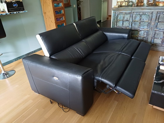 Divano 3 posti in pelle con 2 reclinabili a batteria – Divani 3 posti, Leather (photo 5 of 5)