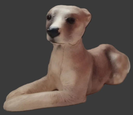 Vintage Mid-Century Hand-Molded Leather Greyhound Château Leather (Canada)