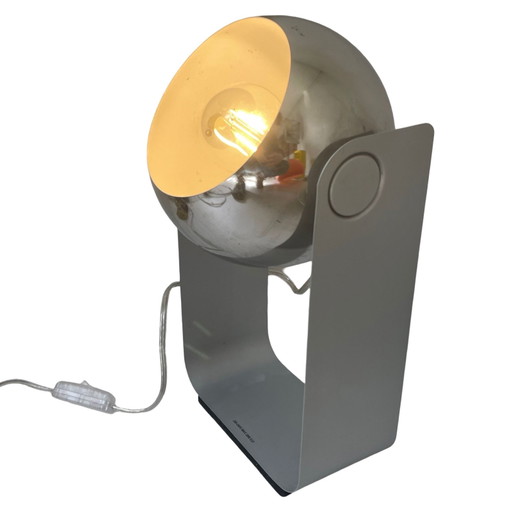 Pop Art / Space Age design - Chrome Table lamp & Spot - Globe shaped - Massive Belgium
