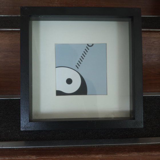 Abstract geometric wall object – Bauhaus / Memphis style – Wall decoration, Paper (photo 3 of 7)