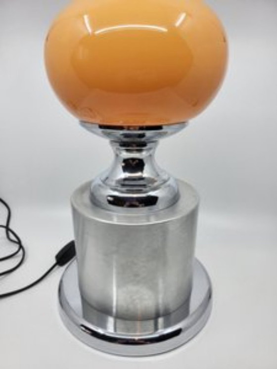 Image 1 of Lampe Diderot Delmas aus Opalglas Frankreich 1970