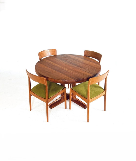 Image 1 of Table à manger danoise extensible vintage des années 60