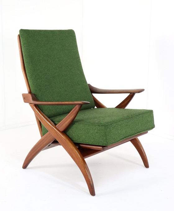 Image 1 of Topform Armchair 'Moordrecht' New Upholstery Vintage