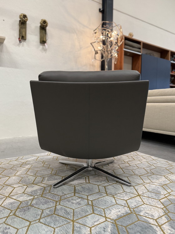 Image 1 of Leolux Kudo Drehstuhl ceras Flint Leder