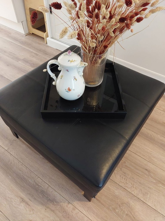 Image 1 of Walter Knoll design pouf – black – made in Germany