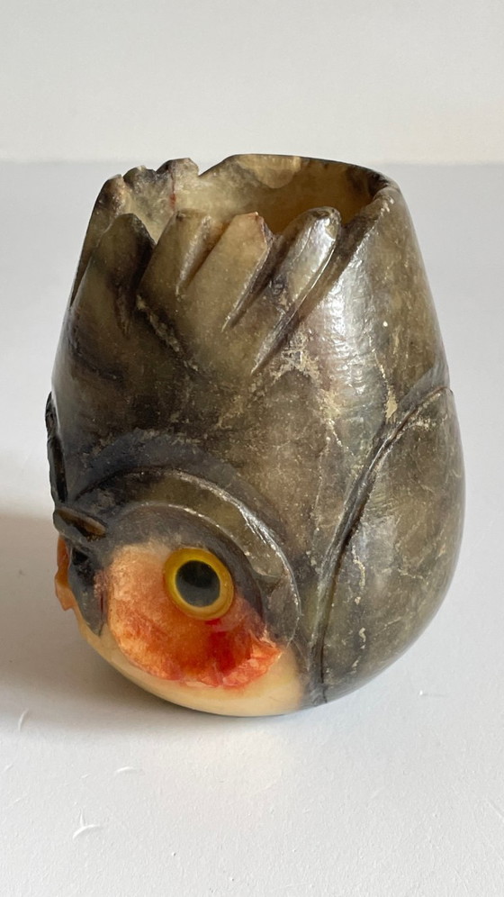 Image 1 of Bougeoir Pierre d'Albâtre Italy Vintage