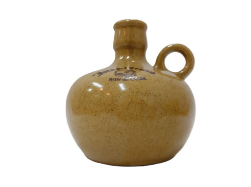 Empty Stoneware bottle, Isla del Tesoro - Ron de Cuba