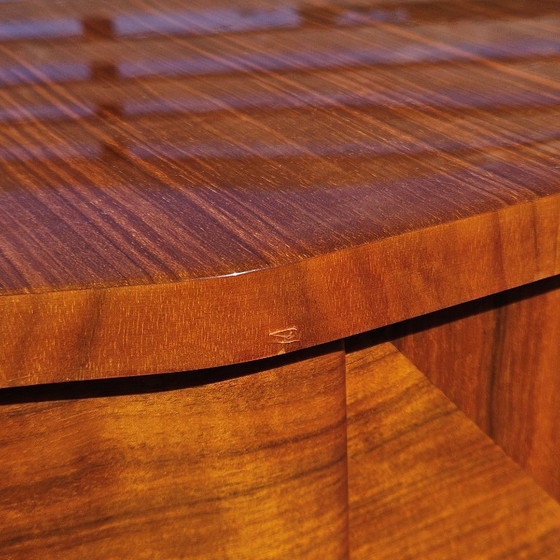Image 1 of Frans dressoir uit het midden van de 20e eeuw - Luxe buffetkast van wortelhout - jaren 60