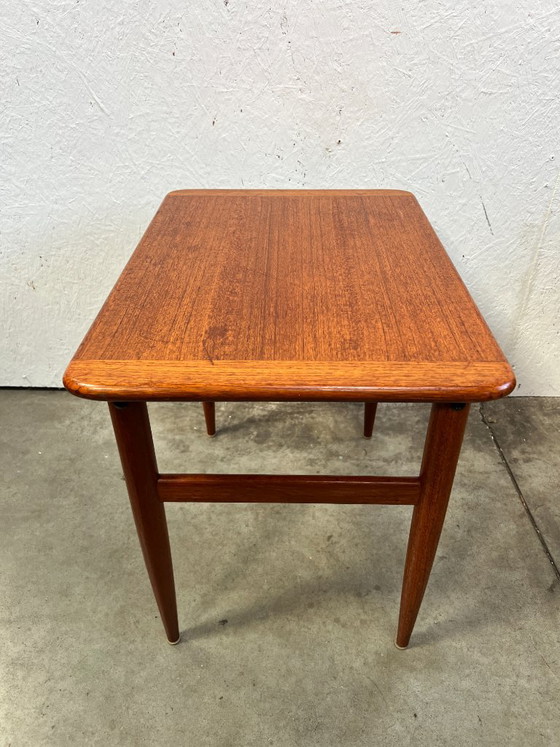 Vintage Teak Side table, Hmb Möbler, Sweden 1960s, Mobler, Wood, Brown (photo 11 of 13)