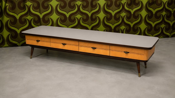 Lowboard Enfilade Basse 1970 – Sideboard, Metal, Brass (photo 5 of 5)