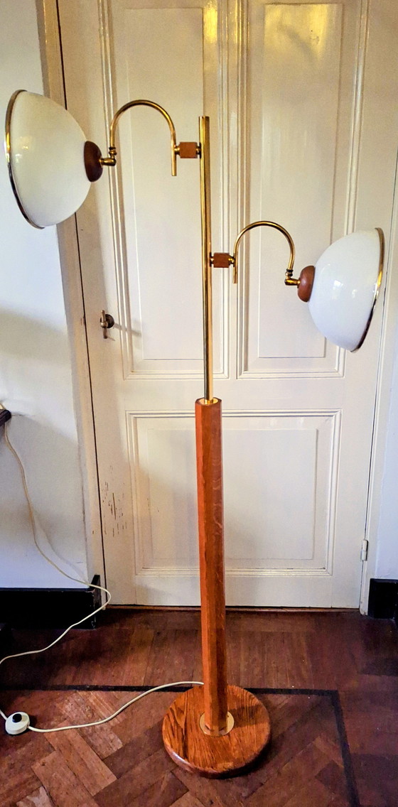 Image 1 of Lámpara de pie de madera Bony Design de los años 70