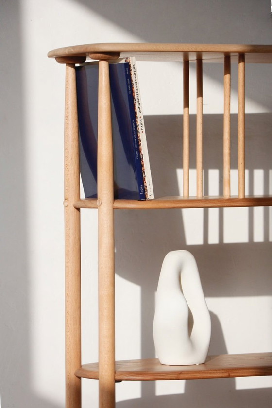 Image 1 of Bibliothèque / Séparateur de pièce Vintage - Modèle Windsor / Girafe - Ercol