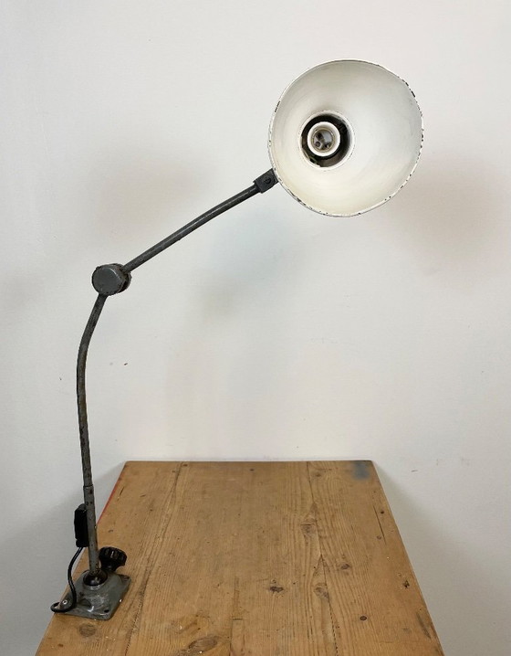 Image 1 of Large Industrial Workshop Table Lamp, 1960s