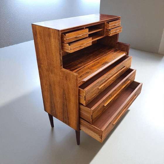 Image 1 of ejvind johansson secretaire rosewood ivan Gern denmark 1960s