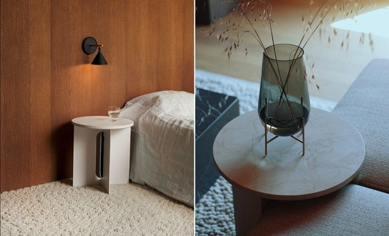 Image 1 of Design autentico - Tavolini con piano in marmo Androgyne di Danielle Siggerud (Menu)