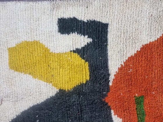 Marokkanischer Beni Ouarain Berberteppich, handgewebt, handgefertigt, 2,5 x 1,5 m – Teppiche & Läufer, Wool (photo 9 of 9)